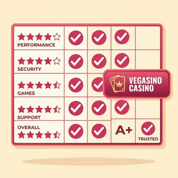 Reseña y valoración del casino en línea — Vegasino Casino